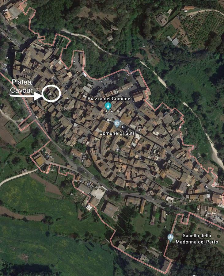 Platea Cavour Sutri Exterior foto